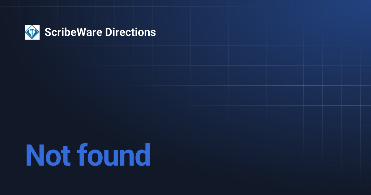 Library Features and Organization | ScribeWare Directions